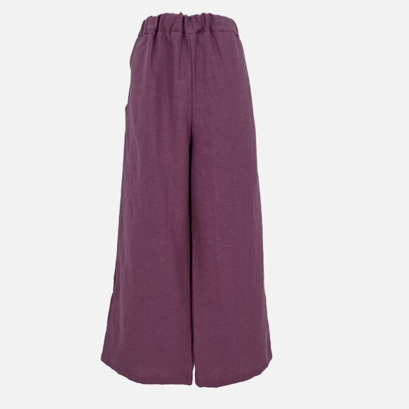 Pant Vesta Vegan Wide Leg Ankle Pant in Lilac Size Small - Picture 1 of 8